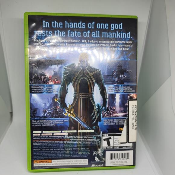 XBOX 360 video game Too Human - Picture 2 of 4